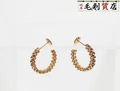 カルティエ Cartier クラッシュ ドゥ カルティエ フープ ピアス スモール ピンクゴールド PG レディース ジュエリーのサムネイル