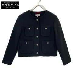 DRESSTERIOR　ドレステリア　085ー49012 サスティナブルツイードノーカラーショートジャケット　36のサムネイル