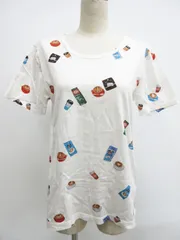 Mademoiselle NONNON マドモアゼルノンノン  半袖 Tシャツ 白 ホワイト 綿100％ 日本製  L001-0714-54のサムネイル