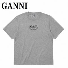 ガニー GANNI A1050057 920 XS S M L XL Tシャツ 半袖 ロゴ プリント おしゃれ ウィメンズ レディース パロマ