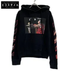 OFF-WHITE　オフホワイト　21SS OMBB034R21FLE004 ブラック プルオーバーパーカー　Sのサムネイル