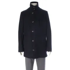 メゾンマルジェラ 9AW ここのえ期 〇14 ウール ナイロン アウター コート 30 AM112 ネイビー 48【中古】のサムネイル