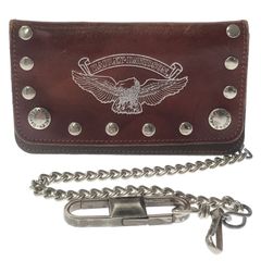Harley-Davidson レザーウォレットチェーン付き ビンテージ - メルカリ