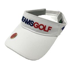 BEAMS GOLF Sun Visor with Ball Marker, White [240101718748] Golf Wear