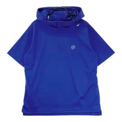 サイズ：ML STCH SEVENTYTWO CLUBHOUSE ×ANTIQUA GOLF フード付 半袖Tシャツ  ブルー系 [240101735711] ゴルフウェア メンズ ストストのサムネイル