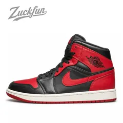 NIKE AIR JORDAN 1 MID エア ジョーダン 1 ミッド カット ブレッド レッド ブラック 黒 メンズ ナイキ スニーカー 26.5 cm U11604のサムネイル