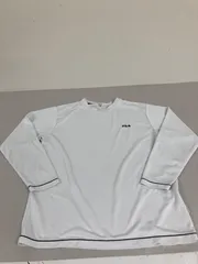 送料無料★FILA フィラ★長袖Tシャツ　トップス　ロンT★メンズ　LLサイズ★ホワイト　白　#80714svvのサムネイル