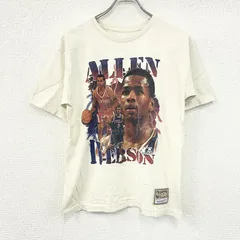 mitchell&ness　ミシェルアンドネス　 半袖プリントTシャツ　シングルステッチ　ヴィンテージ　ベージュ　Mサイズ　古着のサムネイル