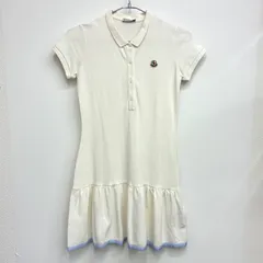 【モンクレール MONCLER】キッズ ポロワンピース 半袖ワンピース 152 (12) オフホワイトのサムネイル
