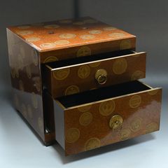 送料無料　明治金工『誠』作 黄銅莨箱　共箱　古銅細工 送料無料 明治金工『誠』作 黄銅莨箱 共箱 古銅細工 - メルカリ
