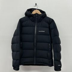 極美品 パーマフロストライトダウンパーカー メンズ M ネイビー 800FP