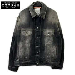 ACNE STUDIOS　アクネ ストゥディオズ　FN-UX-OUTW000073 25FW オーバーサイズ ペイント デニムジャケット　XSのサムネイル