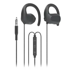 Oblivi オープンイヤー イヤホン, 有線 3.5mm, マイク付き, 耳掛け式, 着信対応 音量調整, スポーツ/デスクワーク用のサムネイル