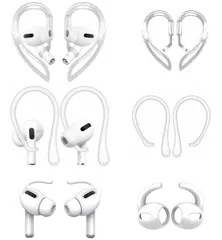 A-Focus AirPodsPro第2世代用イヤーフック 3種類 3ペア 落ち防止 ズレ解消 紛失防止 Air-Pods Pro 2対応 イヤーフック 落下防止アクセサリー 3スタイル （Pro第2世代用）のサムネイル