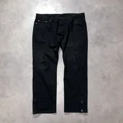 GQ6103◇HYSTERIC GLAMOUR：裾ジップ ストレッチパンツ◇34◇ブラック系 ヒステリックグラマーのサムネイル