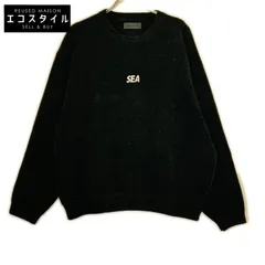 WIND AND SEA　ウィンダンシ―　25FW ブラック Mole Knit Crewneck Sweatshirt　Lのサムネイル