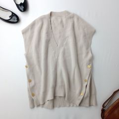 SLOBE IENA 人気リピート型✨イージーケアサマーニット畦編み