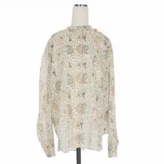 イザベル マラン エトワール ISABEL MARANT ETOILE 総柄 MEXIKA SHIRT ロングスリーブシャツ ブラウス 長袖 36 ホワイト 白 IM11023831E 国内正規のサムネイル