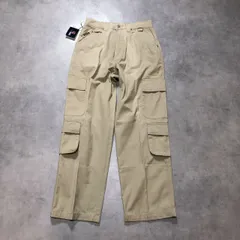 GQ6106◇KARL KANI：90’s 未使用タグ付き ワークパンツ◇w32◇ベージュ系 カール カナイ ワイドのサムネイル