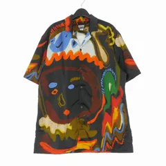 ビリオネアボーイズクラブ B.B.C Verano Woven Shirt 総柄 オープンカラーシャツ 半袖 XXL マルチカラー 831-4600のサムネイル