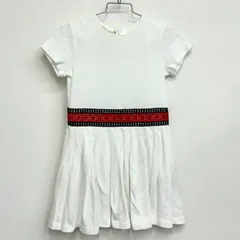 【グッチ GUCCI】キッズ 半袖ワンピース 鹿子素材ワンピース レースシェリーライン 110 (5)のサムネイル