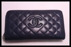 ■シャネル　18番台　マトラッセ　ラムスキン　ラウンドファスナー長財布　CHANEL■0702ao30651のサムネイル