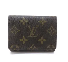 LOUIS VUITTON ルイ・ヴィトン アンヴェロップ・カルト ドゥ ヴィジット モノグラム【205】 M62920  カードケース モノグラムキャンバス ブラウン ユニセックス【中古】のサムネイル