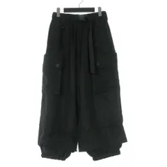 ワイスリー Y-3 ヨウジヤマモト 25SS M WTWILL CRG PN ツイル カーゴパンツ サルエル XS ブラック 黒 JD3523のサムネイル