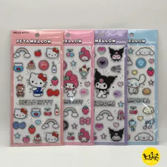サンリオキャラクターズ ペタメロウステッカーズ【4点 まとめ売り】のサムネイル