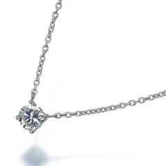 ヴァンドーム ネックレス ダイヤ ダイヤモンド 0.27ct 一粒 Pt950/Pt850 #190643 大幅値下げ品のサムネイル