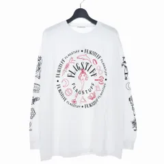 フラグスタフ FLAGSTUFF beginning of life tee ロングスリーブTシャツ カットソー 長袖 M ホワイト 白 22SS-FS-37のサムネイル