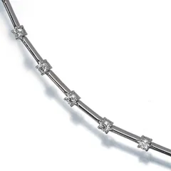 TASAKI タサキ ブレスレット ダイヤ ダイヤモンド 1.00ct ステーション K18WG #190915 大幅値下げ品のサムネイル
