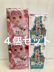 未開封 初音ミク 桜ミク フィギュア 2種4個セット LF7657 f107 - メルカリ