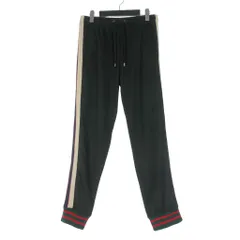グッチ GUCCI 18AW テクニカルジャージー トラックパンツ XS ブラック 黒 474635 国内正規のサムネイル