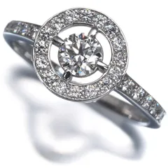 ベリテ リング ダイヤ ダイヤモンド 0.317ct/0.26ct サークル 11号 K18WG #191356 大幅値下げ品のサムネイル