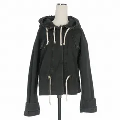 イザベル マラン エトワール ISABEL MARANT ETOILE ダック地 ミリタリーフーデッドジャケット ブルゾン 長袖 34 ブラック 黒 18P009Eのサムネイル