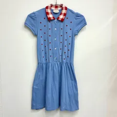 【グッチ GUCCI】キッズ 半袖ワンピース ポロワンピース 140 (10) ブルーのサムネイル