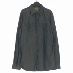 ミュウミュウ miumiu 00's アーカイヴ デニムシャツ 長袖 L インディゴ 国内正規のサムネイル