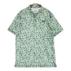 renoma PARIS ゴルフシャツ メンズ 半袖 グリーン 総柄 XL - メルカリ