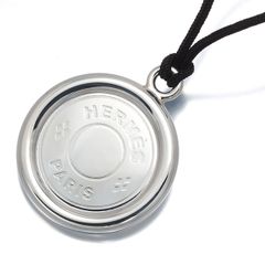 入手困難】エルメス ネックレス サドルモチーフ 925 シルバー Q58 