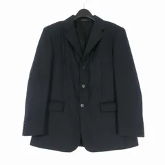メゾンマルジェラ Maison Margiela 19AW Striped Padded Wool Jacket ストライプ パデット テーラードジャケット ブレザー 長袖 38 ネイビー 紺 S29BN0307 国内正規のサムネイル