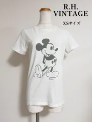 R.H. VINTAGE  ロンハーマンヴィンテージ　Tシャツ　XS  ミッキー　ディズニー　白のサムネイル