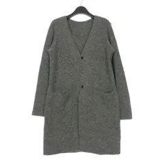 バジュラ bajra パイル ロング ニットカーディガン セーター 長袖 0 グレー 121FK59のサムネイル