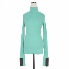 チノ CINOH 25AW TURTLE NECK TIGHT KNIT タイトニット セーター 長袖 38 ターコイズ/ブラウン 25WKN004のサムネイル