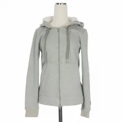 アディダス バイ ステラマッカートニー adidas by Stella McCartney ダブルジップスウェットパーカー フーディー 長袖 M グレー Z38703 国内正規のサムネイル