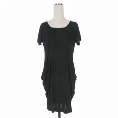 アンテプリマ ANTEPRIMA JERSEY VISCOSA SS11 ドレープ ワンピース ドレス 半袖 40 ブラック 黒 NW11S86801のサムネイル