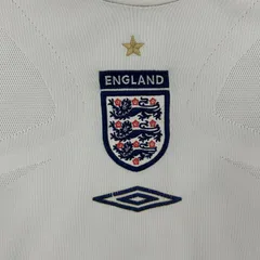 UMBRO アンブロ イングランド代表 半袖サッカーユニフォーム  ホワイト×レッド×グレー ゴールドスター 刺繍エンブレム メッシュ切替 オフィシャルプロダクト バックENGLANDロゴ サイドスリット 表記38 スポーツミックス ストリートのサムネイル