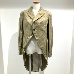 RO-J029 コムデギャルソン コムデギャルン COMME des GARCONS COMME des GARCONS 綿カツラギ 燕尾ジャケット ベージュ XSサイズ 2024年S/Sのサムネイル