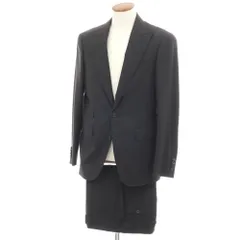 【新品アウトレット】カナーリ CANALI Impeccabile ウール 2つボタンスーツ ブラック【サイズ48】【メンズ】のサムネイル
