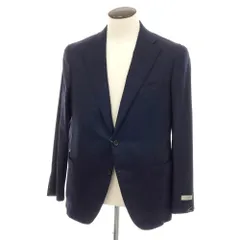 【新品】カナーリ CANALI ストレッチ ウール 2B テーラードジャケット ネイビー【サイズ52】【メンズ】のサムネイル